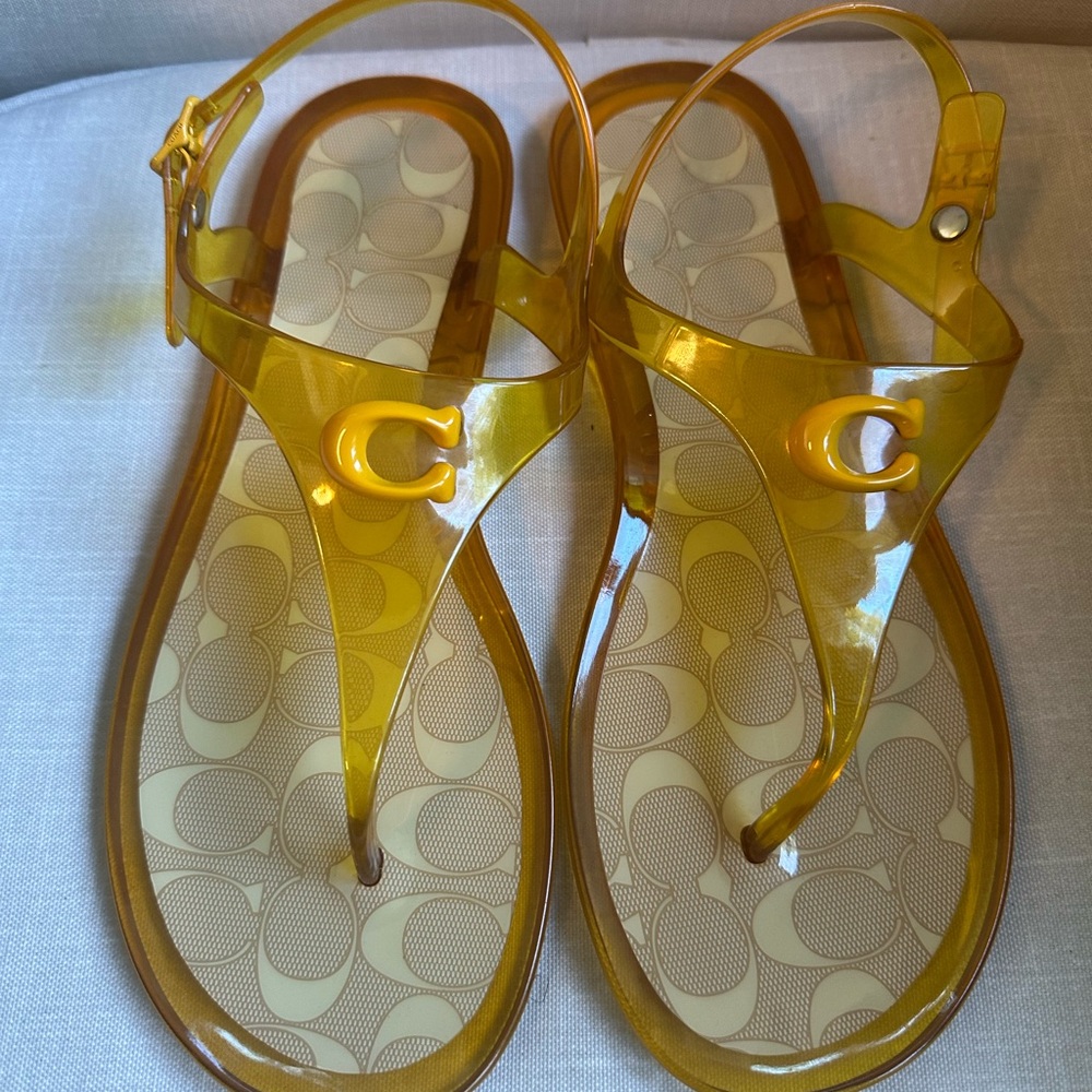 Coach Natalee Jelly Sandals, sz 9 Never worn!